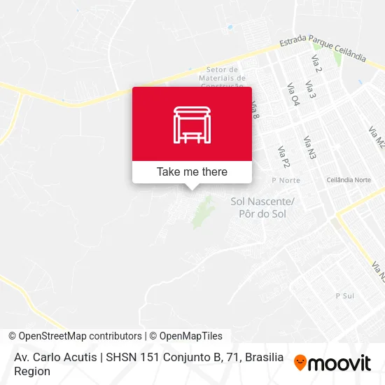 Av. Carlo Acutis | SHSN 151 Conjunto B, 71 map