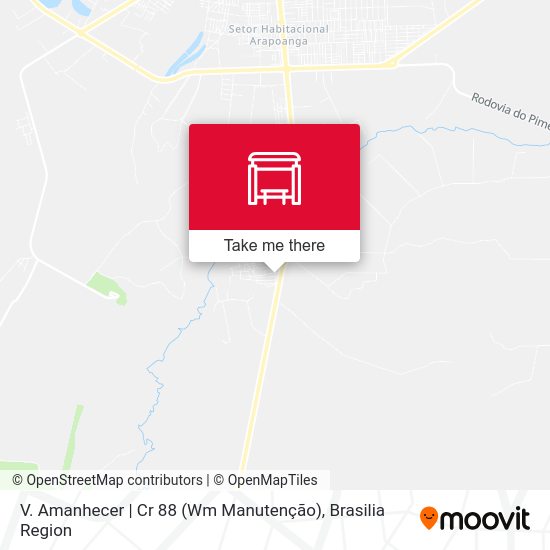 V. Amanhecer | Cr 88 (Wm Manutenção) map