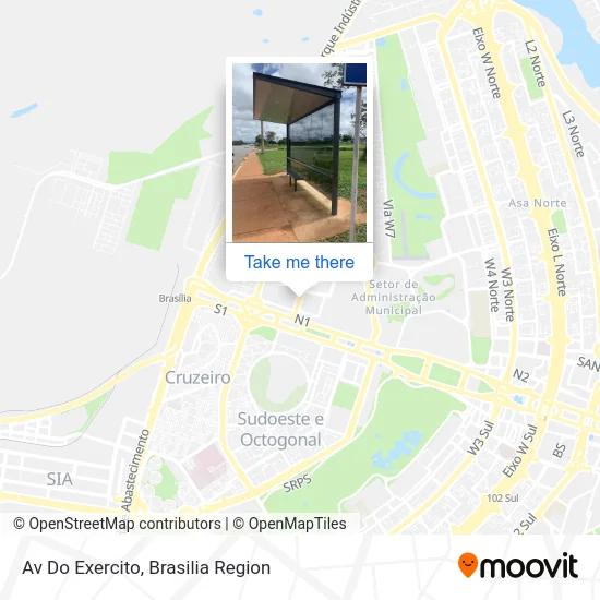 Av Do Exercito map
