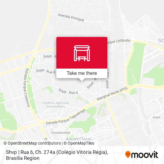 Shvp | Rua 6, Ch. 274a (Colégio Vitória Régia) map