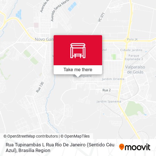 Rua Tupinambás L Rua Rio De Janeiro (Sentido Céu Azul) map