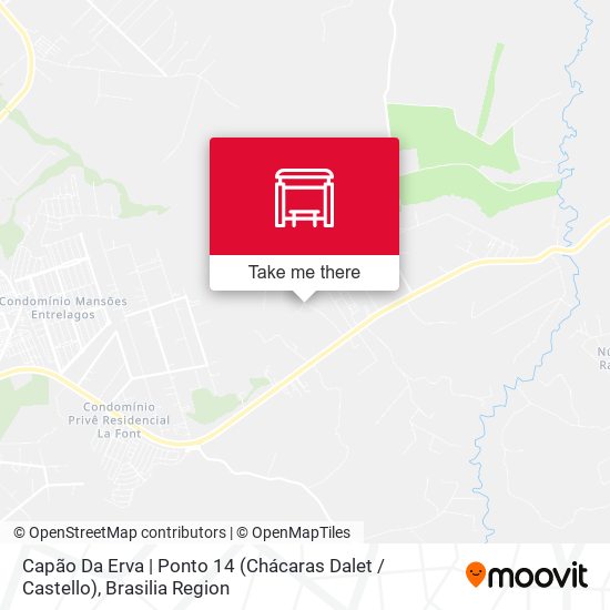 Capão Da Erva | Ponto 14 (Chácaras Dalet / Castello) map