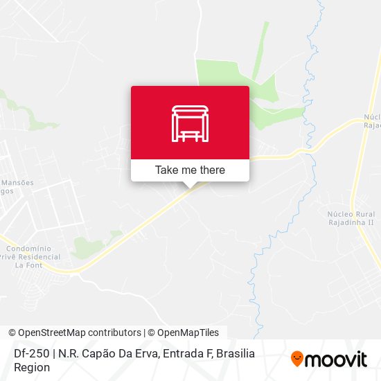 Df-250 | N.R. Capão Da Erva, Entrada F map