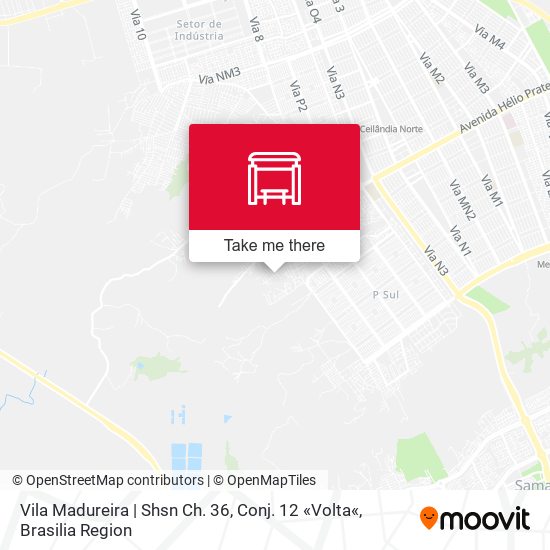 Vila Madureira | Shsn Ch. 36, Conj. 12 «Volta« map