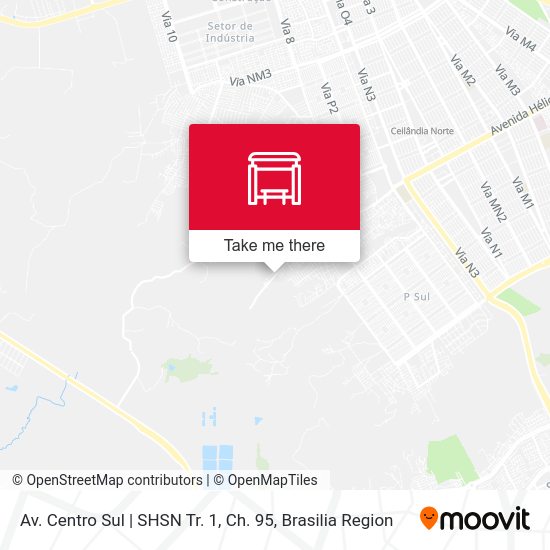 Av. Centro Sul | SHSN Tr. 1, Ch. 95 map