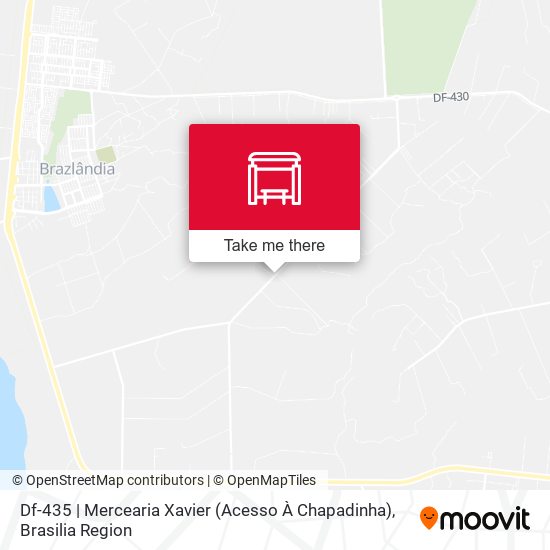 Df-435 | Mercearia Xavier (Acesso À Chapadinha) map