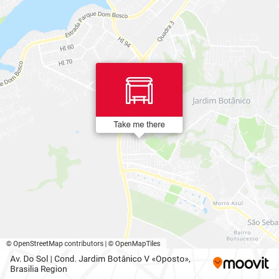 Av. Do Sol | Cond. Jardim Botânico V «Oposto» map