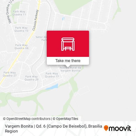 Vargem Bonita | Qd. 6 (Campo De Beisebol) map