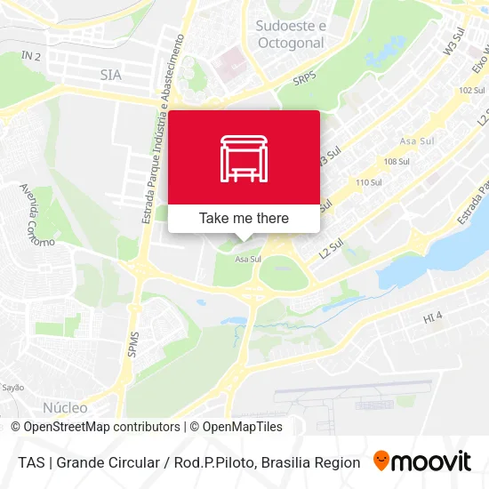 TAS | Grande Circular / Rod.P.Piloto map
