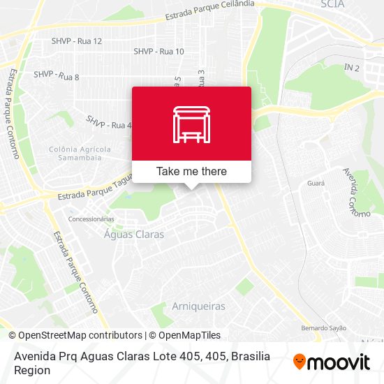 Avenida Prq Aguas Claras Lote 405, 405 map
