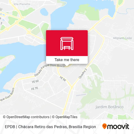 EPDB | Chácara Retiro das Pedras map