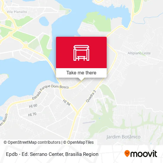 Epdb - Ed. Serrano Center map