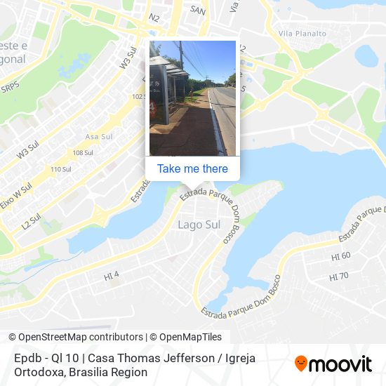 Epdb - Ql 10 | Casa Thomas Jefferson / Igreja Ortodoxa map