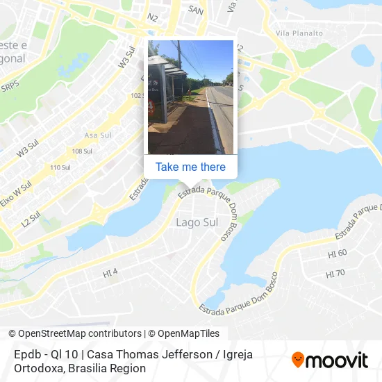 Epdb - Ql 10 | Casa Thomas Jefferson / Igreja Ortodoxa map
