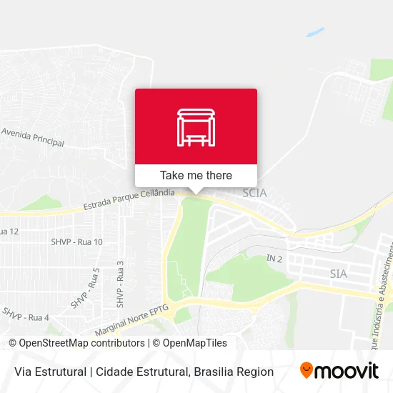 Via Estrutural | Cidade Estrutural map