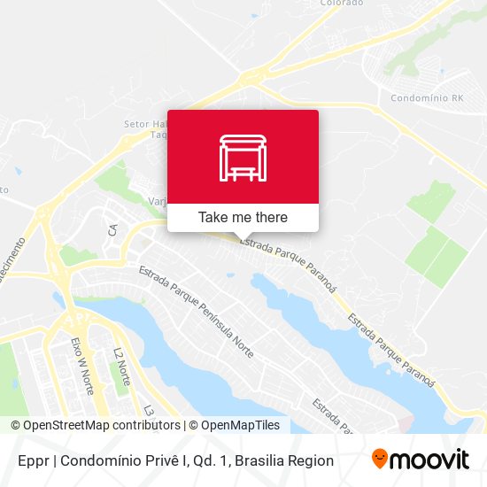 Eppr | Condomínio Privê I, Qd. 1 map