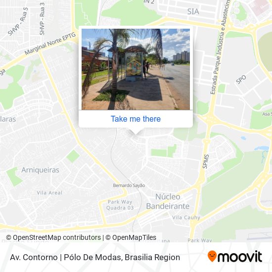 Mapa Av. Contorno | Pólo De Modas