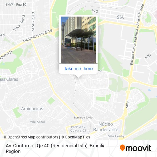 Av. Contorno | Qe 40 (Residencial Isla) map