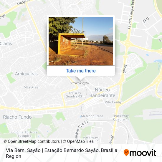 Via Bern. Sayão | Estação Bernardo Sayão map