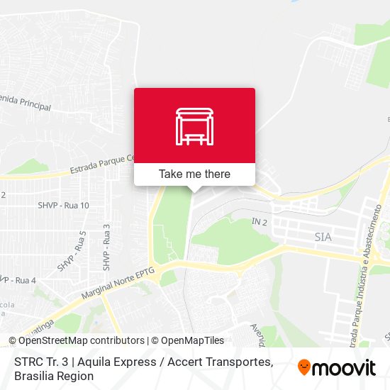 STRC Tr. 3 | Aquila Express / Accert Transportes map