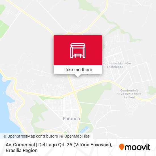 Av. Comercial | Del Lago Qd. 25 (Vitória Enxovais) map