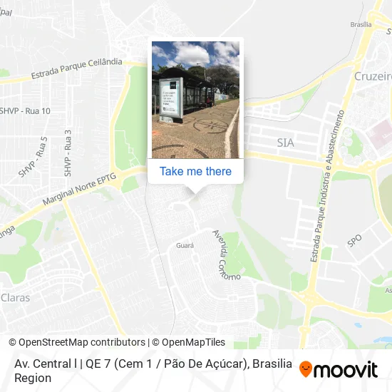 Av. Central l | QE 7 (Cem 1 / Pão De Açúcar) map