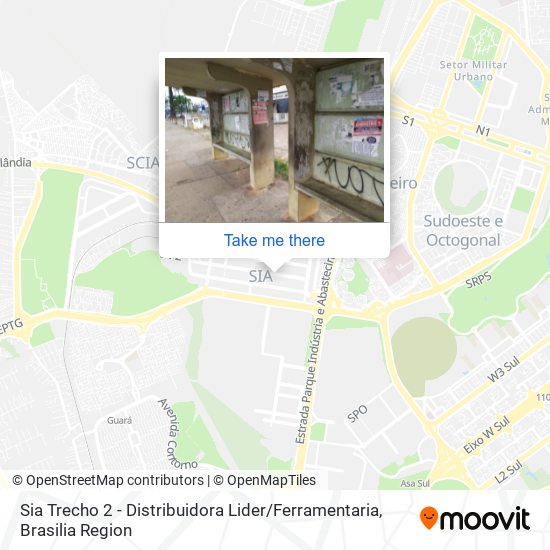Sia Trecho 2 - Distribuidora Lider / Ferramentaria map