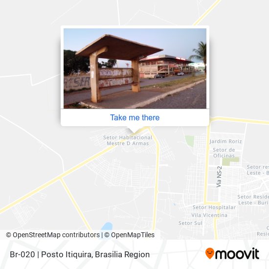 Br-020 | Posto Itiquira map