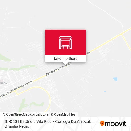 Br-020 | Estância Vila Rica / Córrego Do Arrozal map