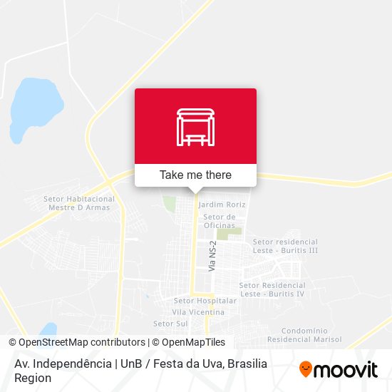 Av. Independência | Unb ( Jardim Roriz) map