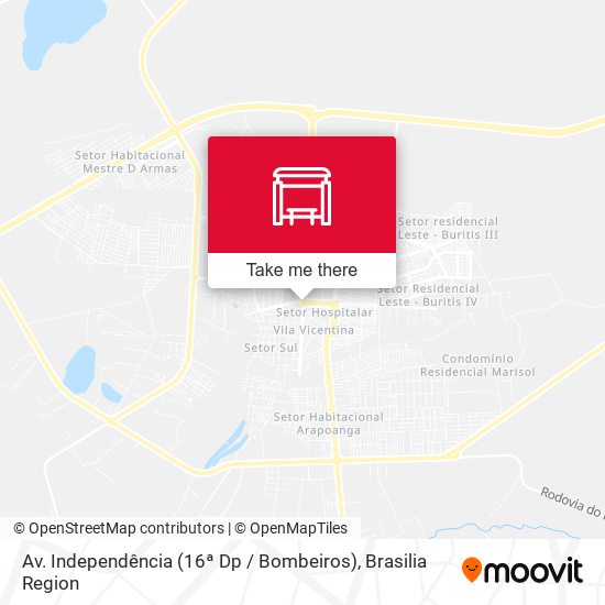 Av. Independência (16ª Dp / Bombeiros) map