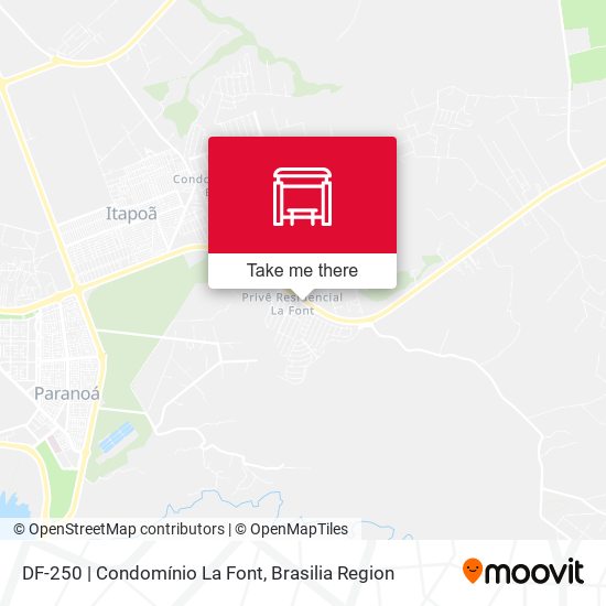 DF-250 | Condomínio La Font map