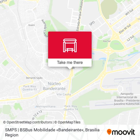 Mapa SMPS | BSBus Mobilidade «Bandeirante«