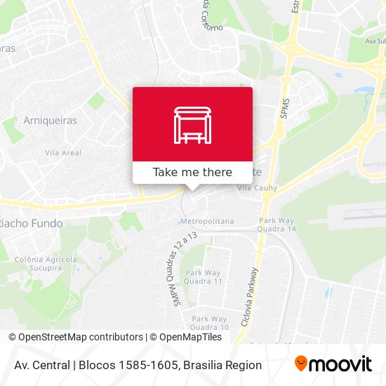Av. Central | Blocos 1585-1605 map