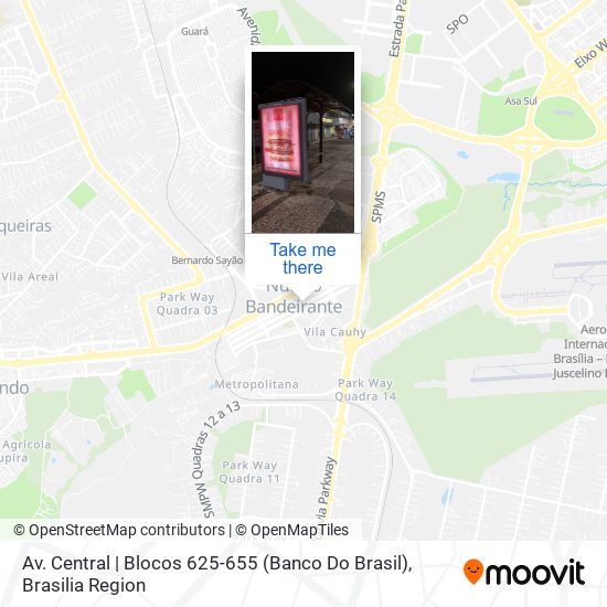 Av. Central | Blocos 625-655 (Banco Do Brasil) map