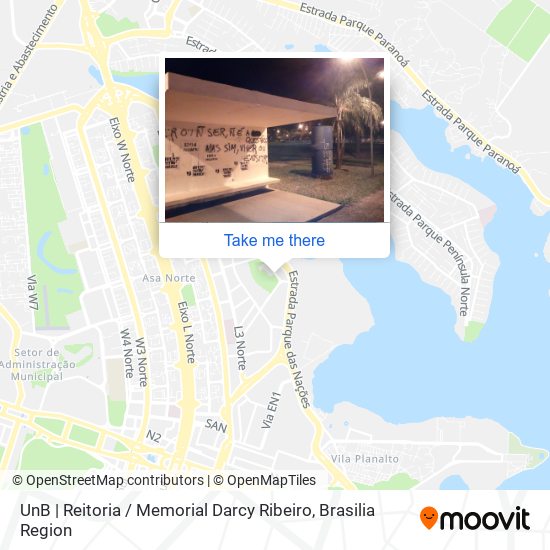 UnB | Reitoria / Memorial Darcy Ribeiro map
