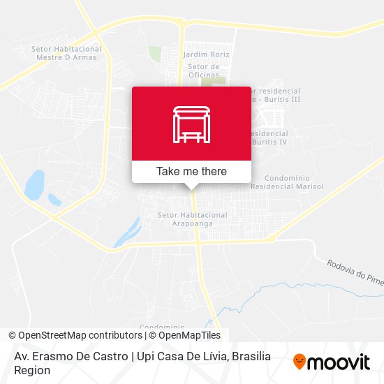 Mapa Av. Erasmo De Castro | Upi Casa De Lívia