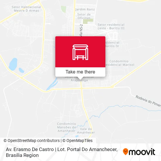 Av. Erasmo De Castro | Lot. Portal Do Amanchecer map