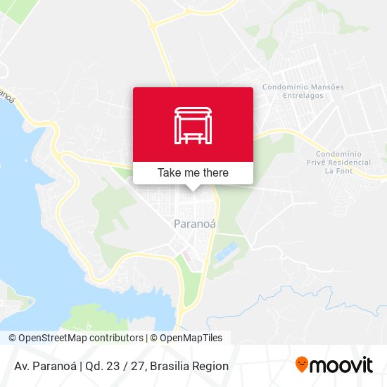 Av. Paranoá | Qd. 23 / 27 map