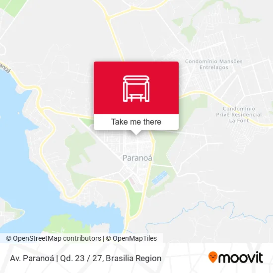 Av. Paranoá | Qd. 23 / 27 map