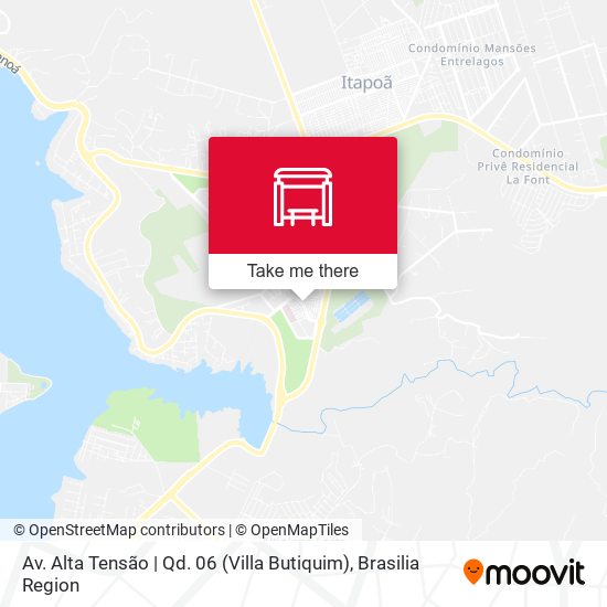 Mapa Av. Alta Tensão | Qd. 06 (Villa Butiquim)