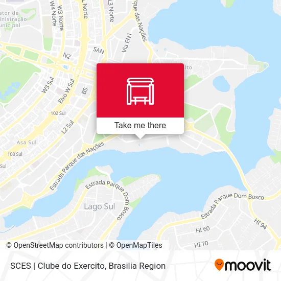 SCES | Clube do Exercito map