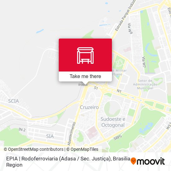 EPIA | Rodoferroviaria (Adasa / Sec. Justiça) map