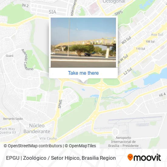 Mapa EPGU | Zoológico / Setor Hípico