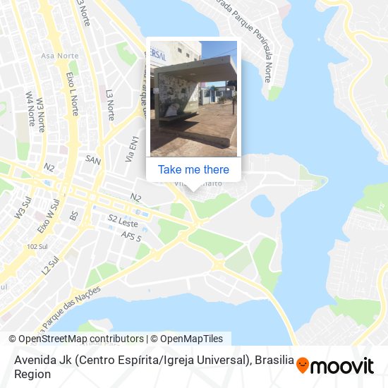 Avenida Jk (Centro Espírita / Igreja Universal) map