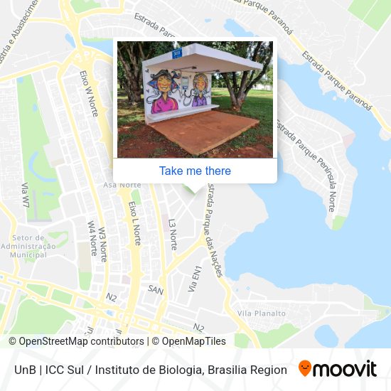 UnB | ICC Sul / Instituto de Biologia map