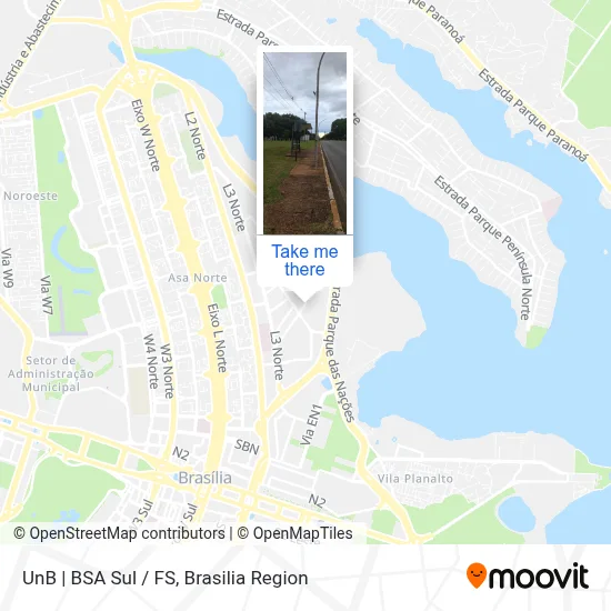 UnB | BSA Sul / FS map