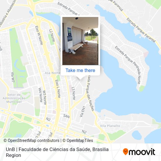 UnB | Faculdade de Ciências da Saúde map