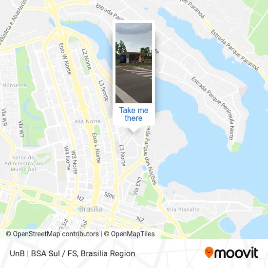 UnB | BSA Sul / FS map