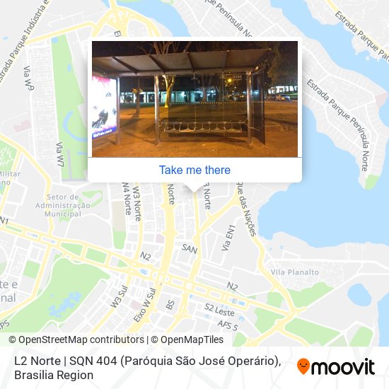 L2 Norte | SQN 404 (Paróquia São José Operário) map